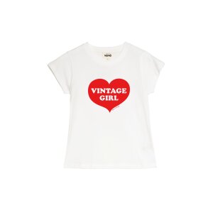 MADEMOISELLE YéYé Vintage Girl T-Shirt ecru