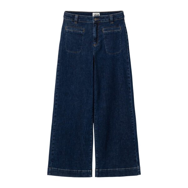 MADEMOISELLE YéYé Rebel Rise Denim Trousers blue