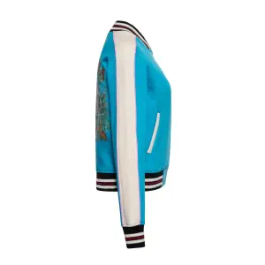 QUEEN KEROSIN College Jacke California Beachin blue