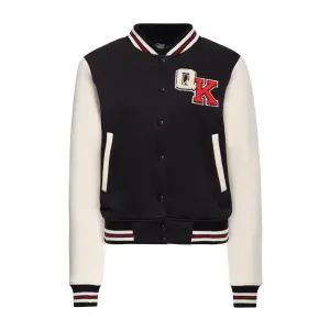 QUEEN KEROSIN College Jacke Build it up black