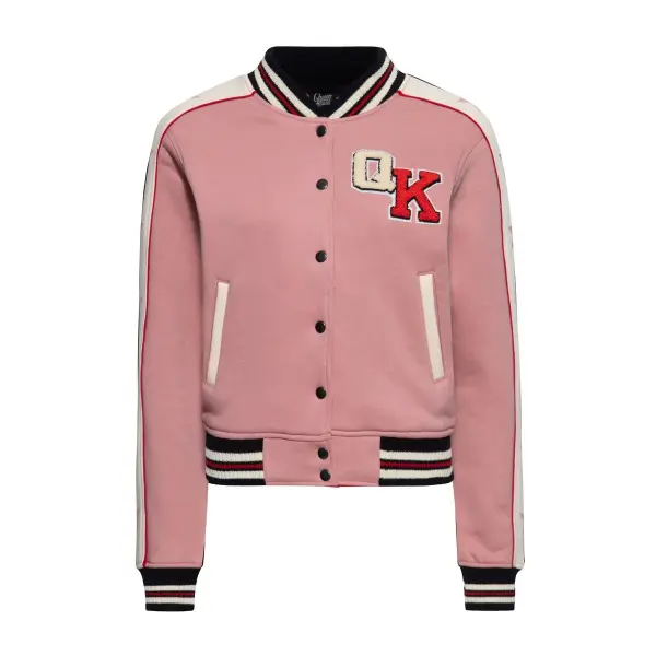 QUEEN KEROSIN College Jacket Star pink
