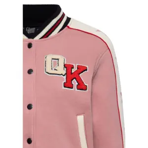 QUEEN KEROSIN College Jacket Star pink
