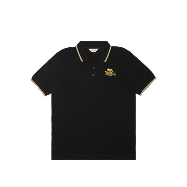 LONSDALE Polo Shirt Sounds Four black/ rainbow