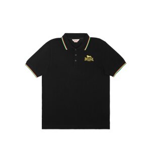 LONSDALE Poloshirt Sounds Four black/ rainbow