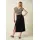 KING LOUIE Border Midi Skirt Silva black