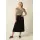KING LOUIE Border Midi Skirt Silva black