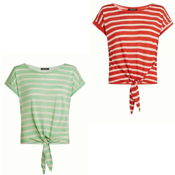 KING LOUIE Aria Knot Shirt Marsy Linen Stripe
