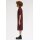 FRED PERRY Sheer Tipped Polo Dress oxblood