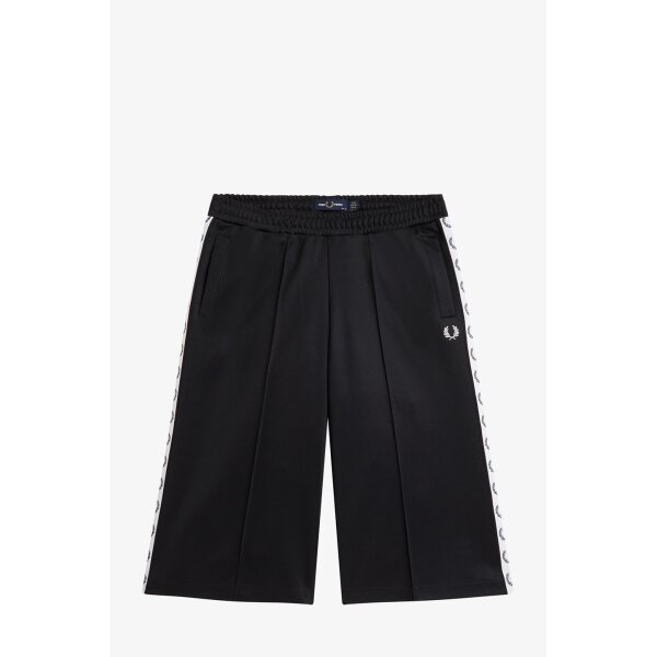 FRED PERRY Girl Taped Track Shorts black