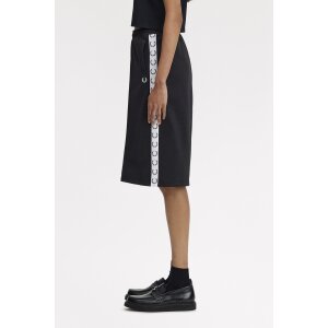FRED PERRY Girl Taped Track Shorts black