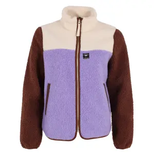 Danebirk Fleece Zip-Up light lilac/ light beige/ dark