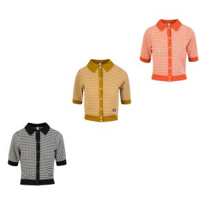 BLUTSGESCHWISTER Strickoberteil Petite Poloette