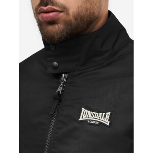 LONSDALE Akeld Jacket black/ ecru/ tartan