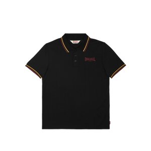 LONSDALE Poloshirt Tursdale black/ oxblood/ yellow