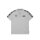 LONSDALE Polo Shirt Pelton marl grey/ dark navy/ ecru