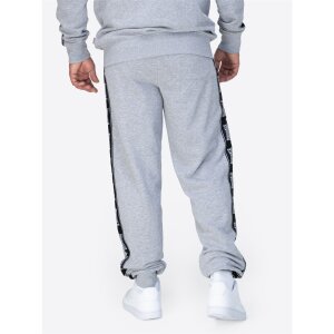 LONSDALE Tenston Jogginghose marl grey/ black/ white