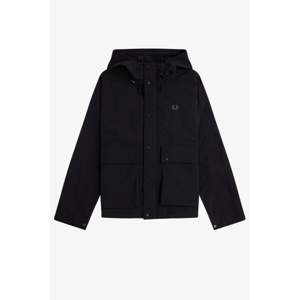 FRED PERRY Cropped Ripstop Parka