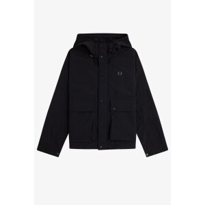 FRED PERRY Kurz geschnittener Ripstop-Parka