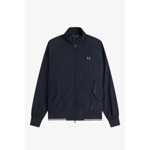 FRED PERRY Jacke in Knitteroptik navy