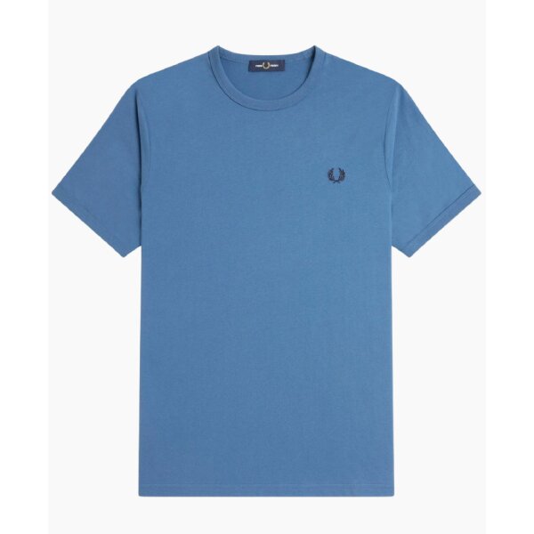 FRED PERRY Ringer-T-Shirt ace blue