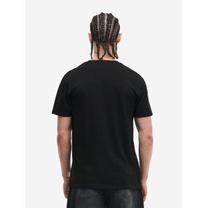 Lonsdale Aycliffe T-Shirt black/ oxblood/ yellow