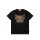 Lonsdale Aycliffe T-Shirt black/ oxblood/ yellow