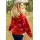 DANEFAE Danelabrador Fleece Zip-Up chili/ soft cherry Trops