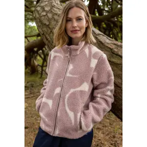 DANEFAE Danelabrador Fleece Zip-Up light beige/ quail Trops