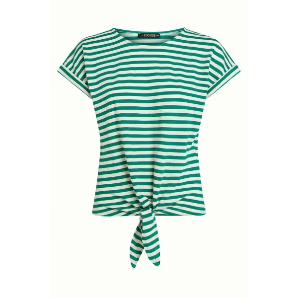 KING LOUIE Aria Knot Top Chopito ultra green