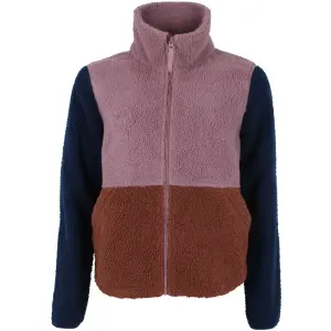 DANEFAE Danebeagle Fleece Jacket mauve/ dark wine/ dark navy