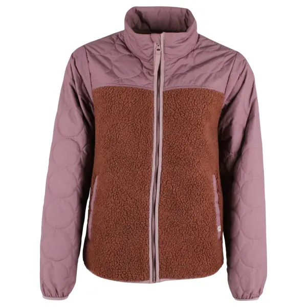 DANEFAE Danehazel Fleece Zip-Up mauve/ dark wine