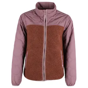 DANEFAE Danehazel Fleece Zip-Up mauve/ dark wine
