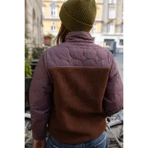 DANEFAE Danehazel Fleece Zip-Up mauve/ dark wine