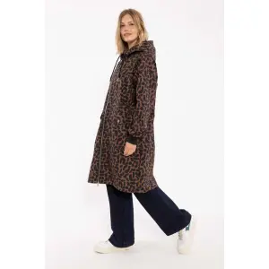 DANEFAE Danemarselisborg Brushed Shell Parka bown/ black unileopard