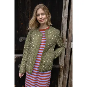 DANEFAE Daneland AOP Thermo Jacket olive Lilfluffers