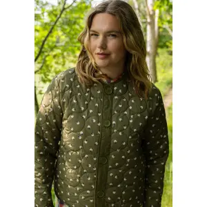 DANEFAE Daneland AOP Thermo Jacket olive Lilfluffers