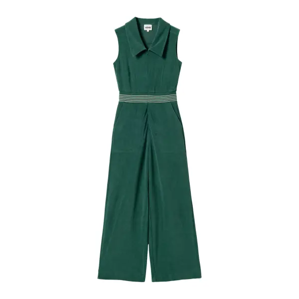 MADEMOISELLE YéYé Retro Motton Jumpsuit green