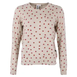 DANEFAE Danevibe Wool-Mix AOP Sweater Light Beige...