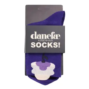 DANEFAE Dane3D Ladies Socks dark blue Fluffer