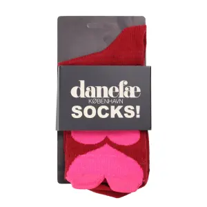 DANEFAE Dane3D Ladies Socks red Heart