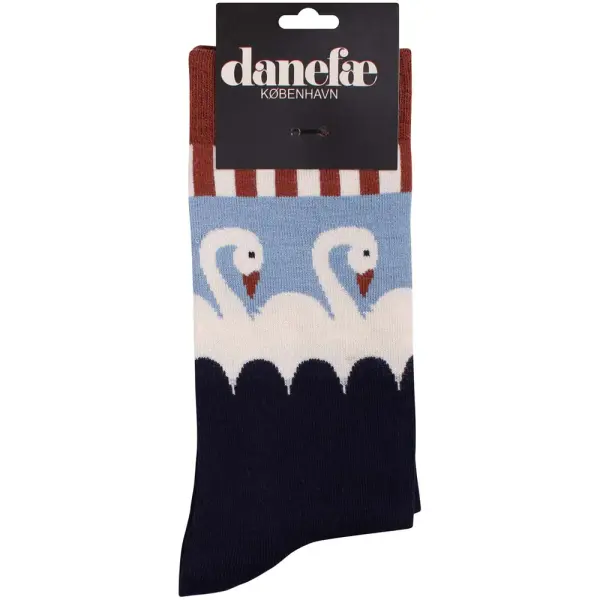 DANEFAE Danewalk With Me Socken dunkelblau Swanline