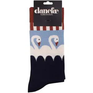 DANEFAE Danewalk With Me Socken dunkelblau Swanline