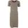 DANEFAE Danicon Ribbing Dress faded mint/ chili