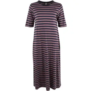 DANEFAE Danebasic Good News Dress mauve/ dark navy