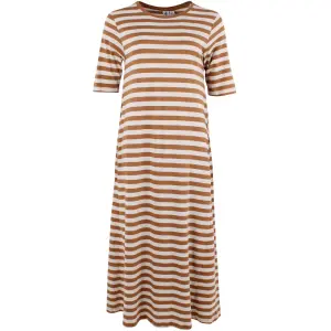 DANEFAE Danebasic Good News Dress light beige/ mokka