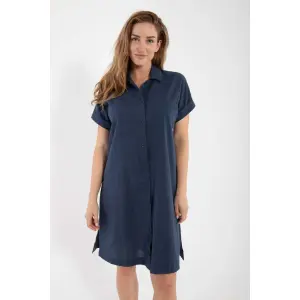 DANEFAE Danerrand Chambrey Dress dark chambrey