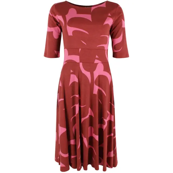 DANEFAE Danecharlotte Interlock Dress chili/ soft cherry Trops