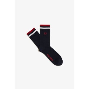 FRED PERRY Sportsocken mit Streifen navy/ snow white/...