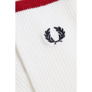 FRED PERRY Sportsocken mit Streifen snow white/ burnt...