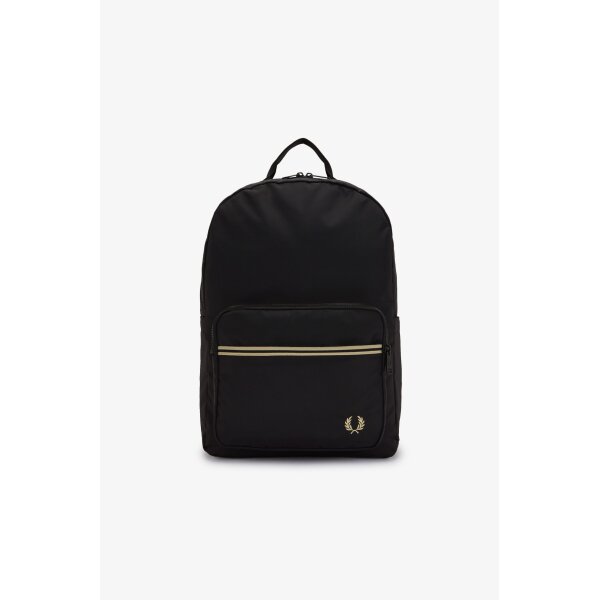 FRED PERRY Rucksack mit Sportband samt Streifendesign black